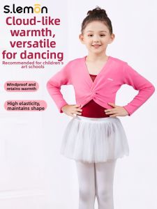 s.lemon | Girls Ballet Long Sleeve Warm Knit Bolero