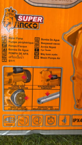 Máy bơm nước tự mồi 370W INGCO VPA3708