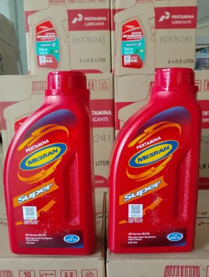 OLI MESRAN SUPER 0.8 LITER 3 BOTOL PAKET HEMAT