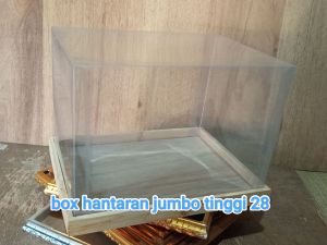 kotak hantaran mewah isi 4 dan 1 kotak kayu jati belanda box seserahan pengantin