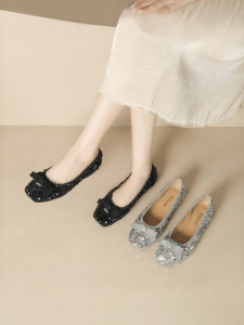 Josiny | Leopard Pattern Mary Jane Women Shoes French Style Skirt Matching Toe Separation