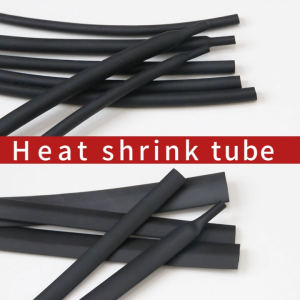 MW 1mm Black Heat Shrinkable Tube 5 Meters – Wire Cover for Repair Insulation & Protection