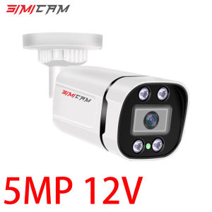 Poe Camera 4K With Audio 48V POE/DC 12V 4MP/5MP/8MP Super HD Infrared Night Vision Bullet Water Proof Video Surveillance for Nvr