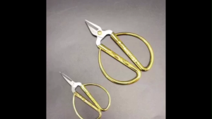 OHHDEER  Gunting Hiasan Logam Naga & Phoenix / Dragon & Phoenix Alloy Triangle Scissors Craft Tool