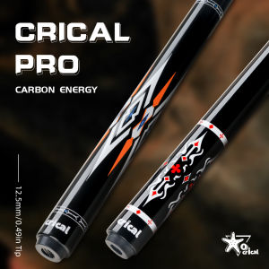 CRICAL Carbon Fiber Pool Cue Stick Billiard Cue Sticks Professional Pro Taper Low Deflection Pool Sticks with 12.5mm Tip and Radial Joint