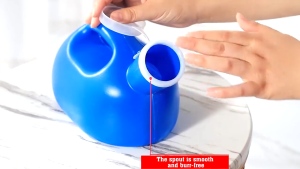 2000ml Portable Urinal for Men & Women Leak-Proof Urine Bottle with 1.6m Tube & Female Adapter Travel Car Camping Emergency Toilet