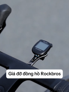 pat gắn đồng hồ xe đạp  chính hãng rockbros dành cho xe đạp ghi đông liền không có potang  pad thẳng