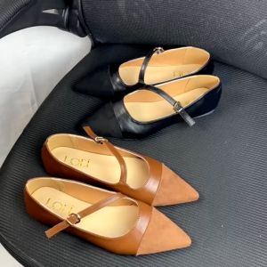 Nizamstore - Flat Shoes Wanita Tali Miring Model Terbaru | Sepatu Jalan Korea Style Kekinian