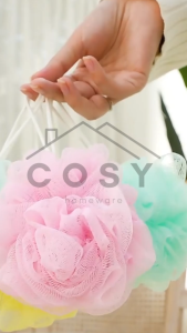 COSY Spon Mandi Bulat Busa / Spons Mandi Jaring Gosok Bath Spons