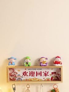 Decorative No-Drill Key Organizer Rack