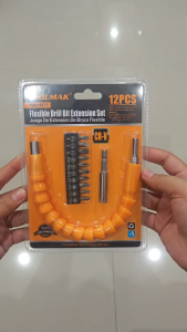 TOOLMAK Sambungan Bor Flexible Drill Bit Extension Set TMK19877