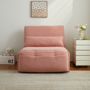 Cozylant Cerith Electric Sofa / Sofa Bed for Living Room / Beige Pink / Foldable Sofa for Study Room / Electric Sofa Recliner /Multifunctional Sofa
