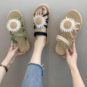 Womens Roman Sandals Flat Bottom Indoor Bathroom Slip-Resistant Beach Casual Fashion Hollow out Low Heel PVC Comfortable