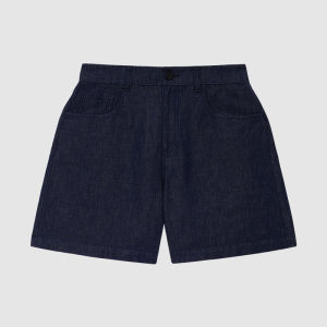 ICICLE | Cotton Linen Color Woven Short Trousers