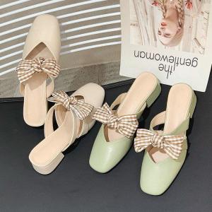 [BISA COD] Free Box FlatShoes Slip On sepatu wanita heels import fashion sepatu hak tinggi wanita terlaris dan terkiniian Heels Wanita sandal hak Wanita NS7724
