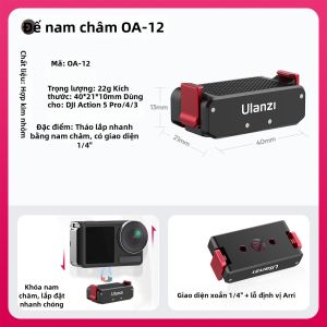 Ulanzi | Đế Kẹp Từ Nhanh Tháo Rời