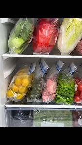 Com Clear Plastic PE Ziplock Bag for Keeping Food Fresh Storage Organizing Resealable Airtight