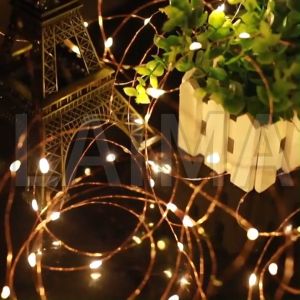 LAIMA 12M Solar String Fairy Lights 8 Modes Waterproof Outdoor Indoor Christmas Decorative lamp Garden Light