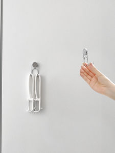 Magnetic Absorption Wall Mounted Storage Rack Hat Bag Organizer No Drilling Required Iron Material Pet Supplies Holder