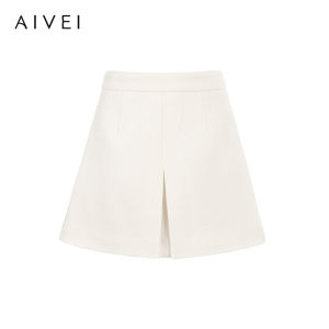AIVEI | Elegant Autumn High Waist A-Line Skirt