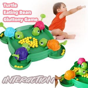 Turtle Eating Bean Gluttony Game Parent-child Interactive Desktop Leisure Board Toy Kids Funny Gifts