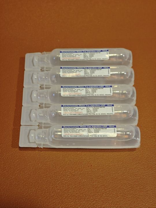 bac water philippines Genetek Pharma Grade Bacteriostatic USP water 10ml ampoules dose 10 or 30 vitamin b12 injection dose liquid b 1 2 for dogs Quantity based price:For 5-20 boxes