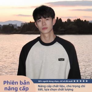 JEENSYIU | Áo Hoodie Nam Phong Cách Màu Block cho Mùa Thu