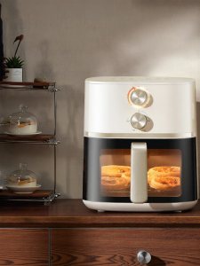 Supor | Home Large Capacity Clear Window Air Fryer No Flip