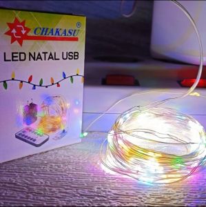 CHAKASU LAMPU NATAL LED USB KAWAT TEMBAGA WARNA WARNI 10M HIAS TUMBLER PREMIUM KUALITAS TERBAIK