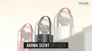 Aroma Scent Diffuser - Essential Oil Therapy Stress Relief Aromatherapy Crystal Salt Natural Stone Reed Sticks Home Decor Fragrance | Strexlab