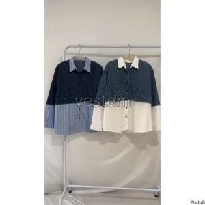 Kemeja IVY Wanita Combo DENIM Katun Premium