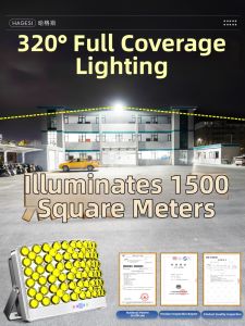 Hagesi | Solar Motion Sensor Waterproof Bright Outdoor Flood Light