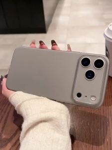 Ốp Điện Thoại iPhone Siêu Nhẹ Mờ Trong Suốt Dành Cho Air 17 16 15 14 13 ProMax - Chống Sốc Bảo Vệ Ống Kính Camera Chất Liệu Nhựa PC