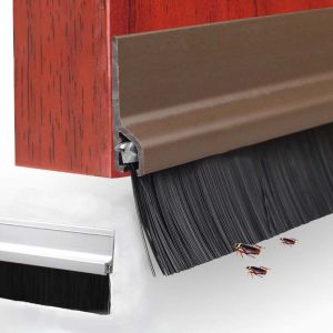 Door Sealing Strip Door Seal Brush Door Seal Anti-Insect Dust Proof PVC Sealing Strip