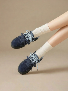 Agsdon | Ballet Blue Inner Lifting Board Shoes Mesh Upper
