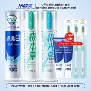 LENGSUANLING | Anti-Sensitivity Whitening Stain Removal Fresh Breath Toothpaste Press Pump