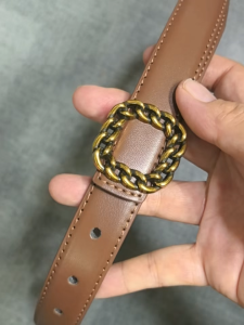 Women Belts Fashion Leather Belt Elegant Golden Buckle Design Adjustable Girls Ladies Long Straps Waistbands Dress Coat Alloy Buckle Letter Buckle Gold Decorations