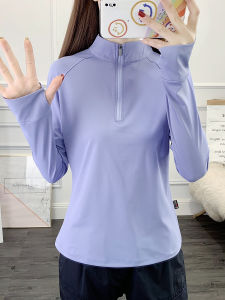 Outdoor Quick Dry Long Sleeve T-Shirt Womens Sportswear Hiking Mountain Climbing Sweat Absorbent Breathable Sun Protection Autumn