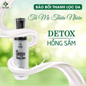DETOX HỒNG SÂM DR CELL TÁI TẠO DA SẠCH NÁM DA KHOẺ TRẮNG HỒNG 50ml