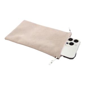 High Quality Flannel Phone Bag for Apple iPhone 16 pro Max 17 pro Max 15 plus 16 plus Dustproof Drawstring Comfortable Digital Accessories