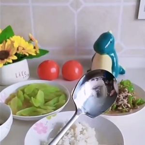 Heavy duty stainless steel serving spoon serving fork soup ladle kutsara tinidor makapal perfect for serving and cooking serving spoon for buffet server set big spoon for serving spoon stainless steel restaurant kitchen equipment catering equipment