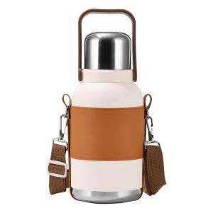 Stainless Steel Aesthetic Tea-water Separation Thermal Mug Large Capacity