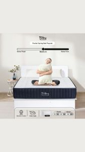KIRANA Tuku - Kasur Pocket Spring Mattress Motion Isolation Free Bantal