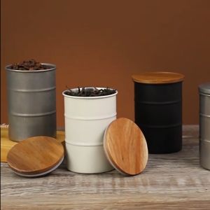 Hũ đựng cà phê chất liệu inox | dung tích 370ml