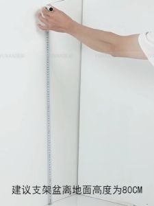Triangle Wash Basin Corner Wall-Mounted Wash Basin Simple Wash Table Punch-free Plastic Small Wash