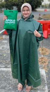 JAS HUJAN RAINCOAT PONCO+CELANA PRIA DAN WANITA ANTI AIR ANTI REMBES ANTI BOCOR BY APOLO