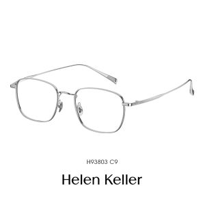HELEN KELLER | Flexible Titanium Vintage Oval Eyeglasses