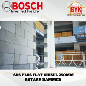 SYK BOSCH SDS Plus Flat Chisel 250mm For Rotary Hammer Drill Bit Concrete Drill Bit Tile Drill Bit - 2609390394