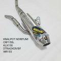 Knalpot racing Norifumi rocket 4 kompetisi crf150l klx150 Dtracker Bf Se Extrem Wr155. 