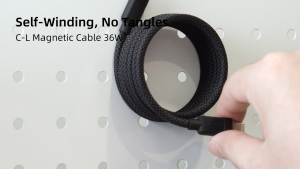 Mcdodo สายชาร์จ Magnetic Cable CtoC Ctoi USB to C 60W ✨สายชาร์จพันเก็บอัตโนมัติ ไม่พันกันให้วุ่นวาย